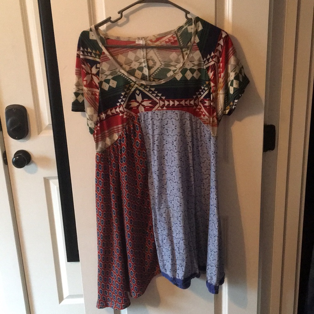 Boho flowy dress